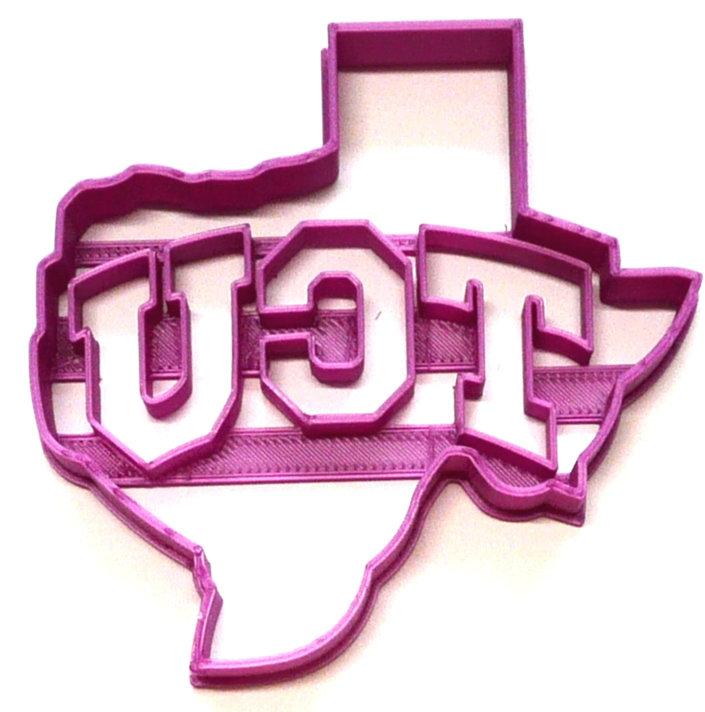 Texas Christian University TCU Letters In State Cookie Cutter Made In USA PR2545