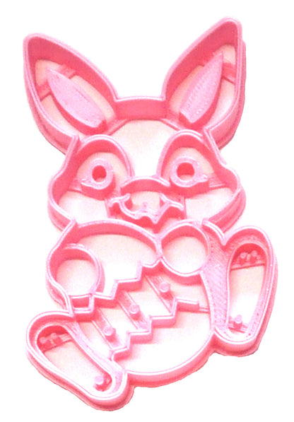 Easter Bunny Rabbit With Decorated Egg Cookie Cutter Made In USA PR2400