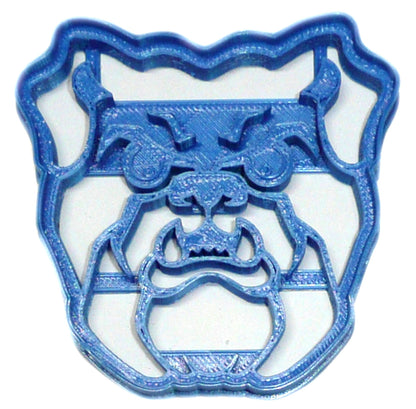 Bulldog Bulldogs Face Sports Mascot Cookie Cutter Made In USA PR2698