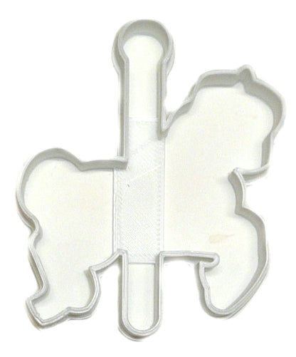 Carousel Horse Outline Merry Go Round Cookie Cutter Made In USA PR2610