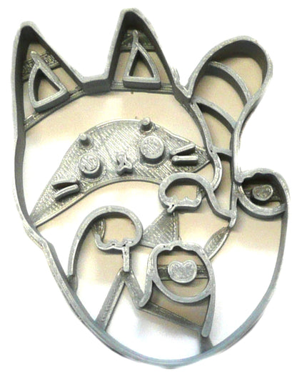 Cat Kitty Playing Playful Animal Cookie Cutter Made In USA PR2366
