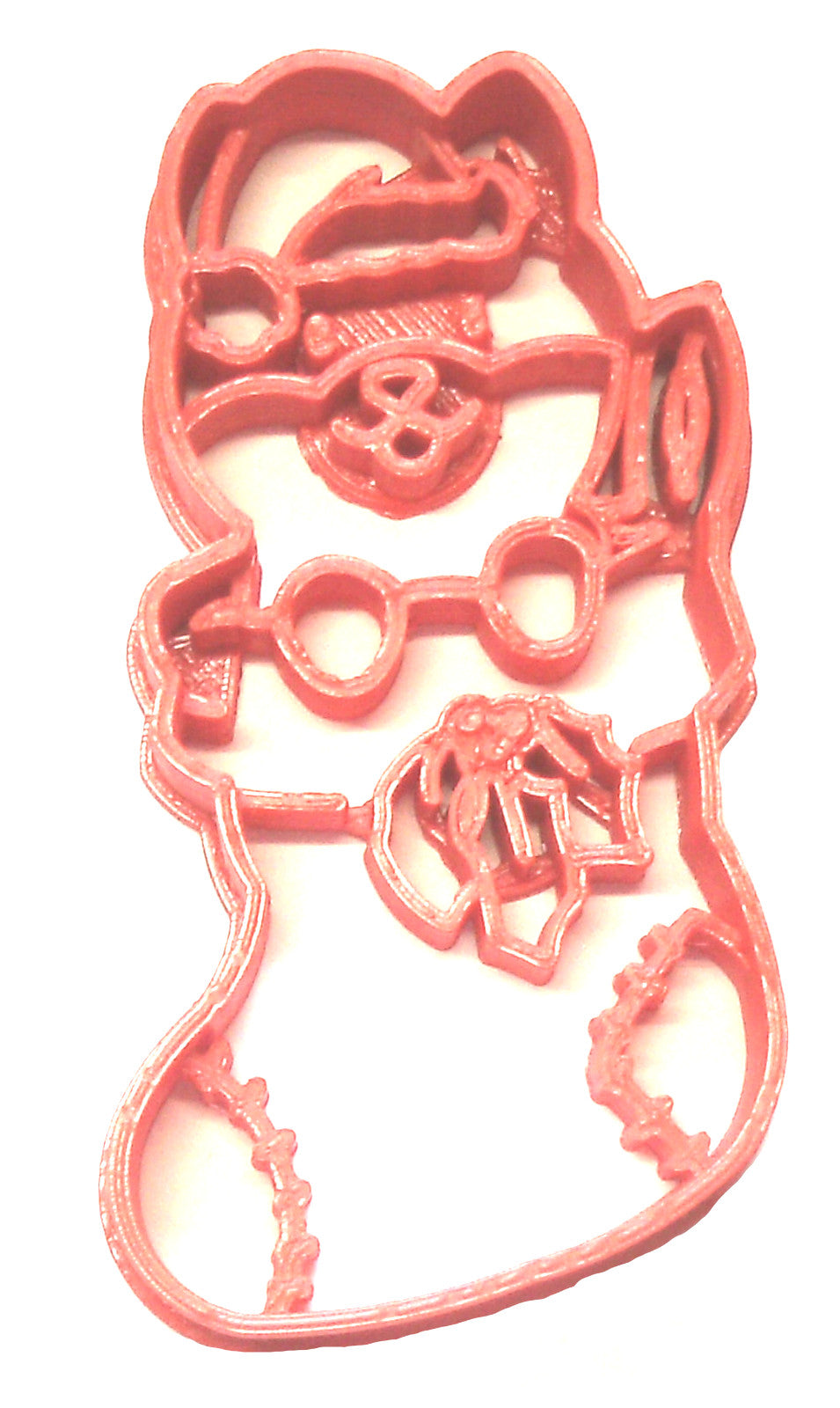 Cat In Stocking Christmas Holiday Kitten Cookie Cutter Made In USA PR2369