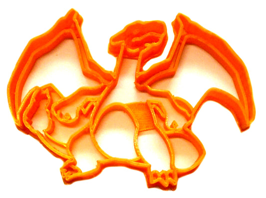 6x Charizard Pokemon Fondant Cutter Cupcake Topper 1.75 IN USA FD2467