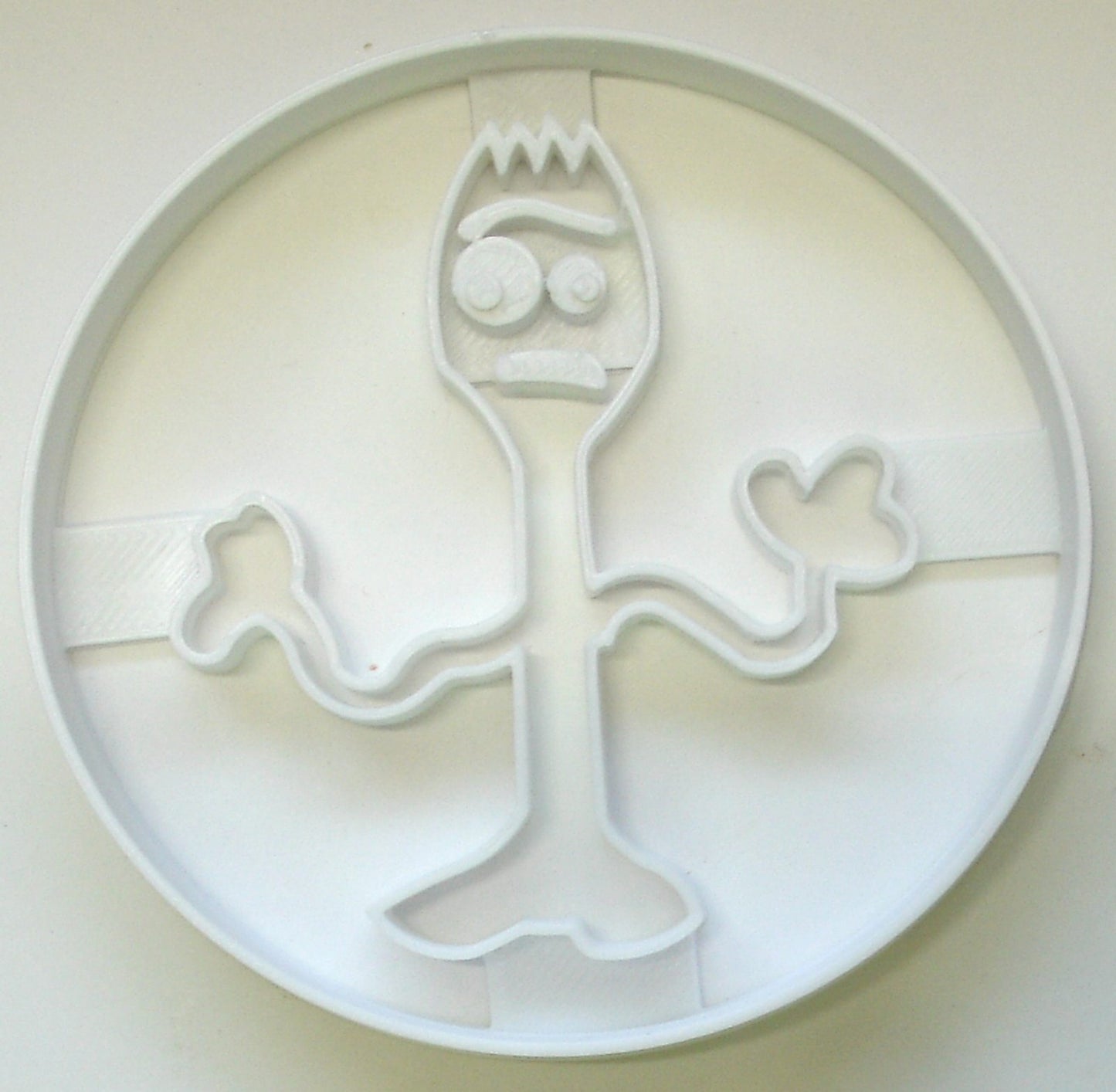 Forky from Toy Story Cartoon Movie Character Cookie Cutter Made In USA PR2836