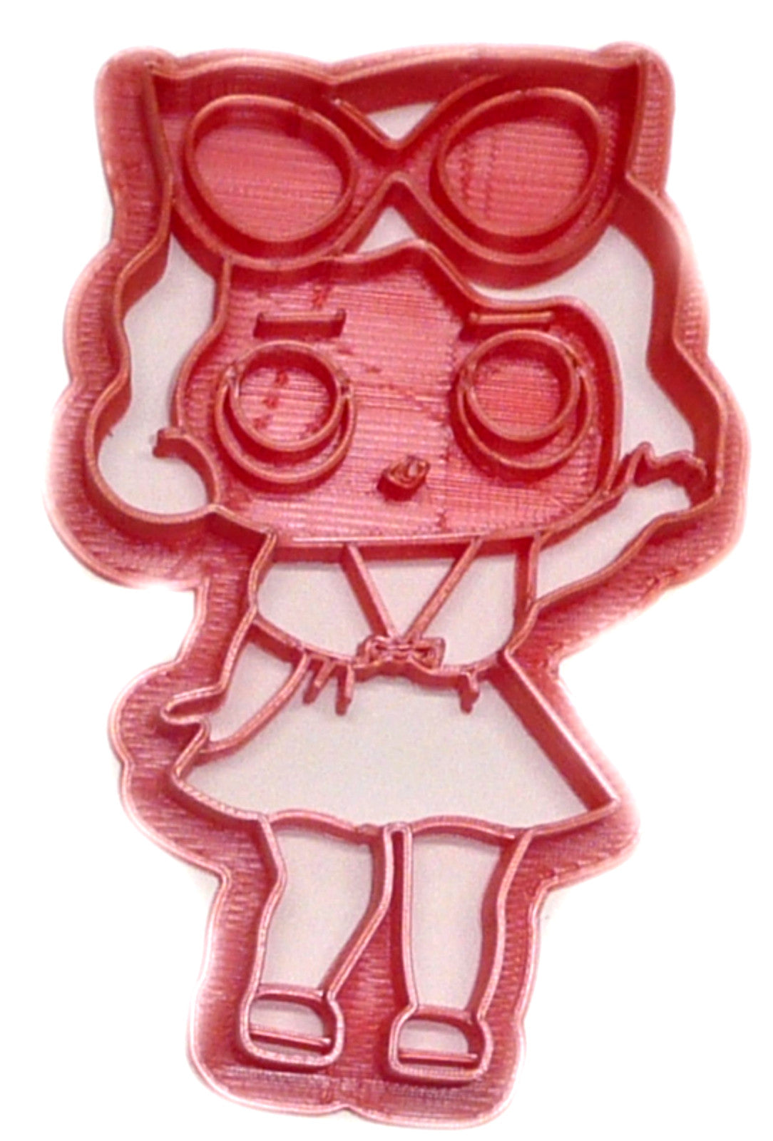 Leading Baby Red Cat Eye LOL Doll Cookie Cutter Made In USA PR816