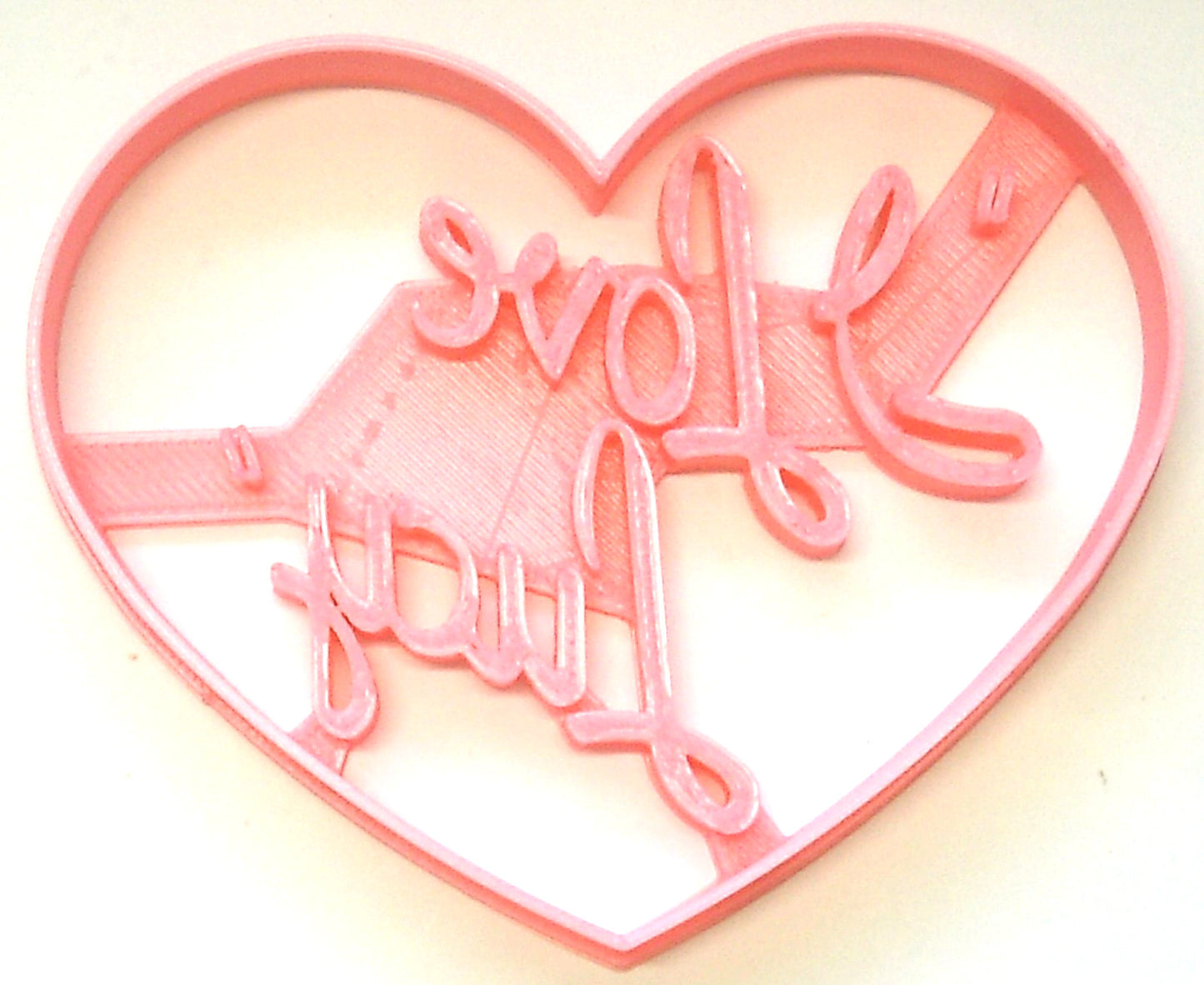 I Love Lucy 1950s TV Show Heart Logo Cookie Cutter Made In USA PR2869