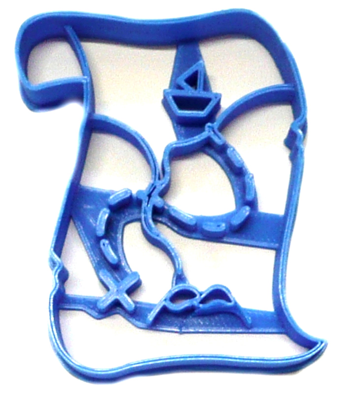 Treasure Map Buried Lost Hunt Pirate Cookie Cutter Made In USA PR2379