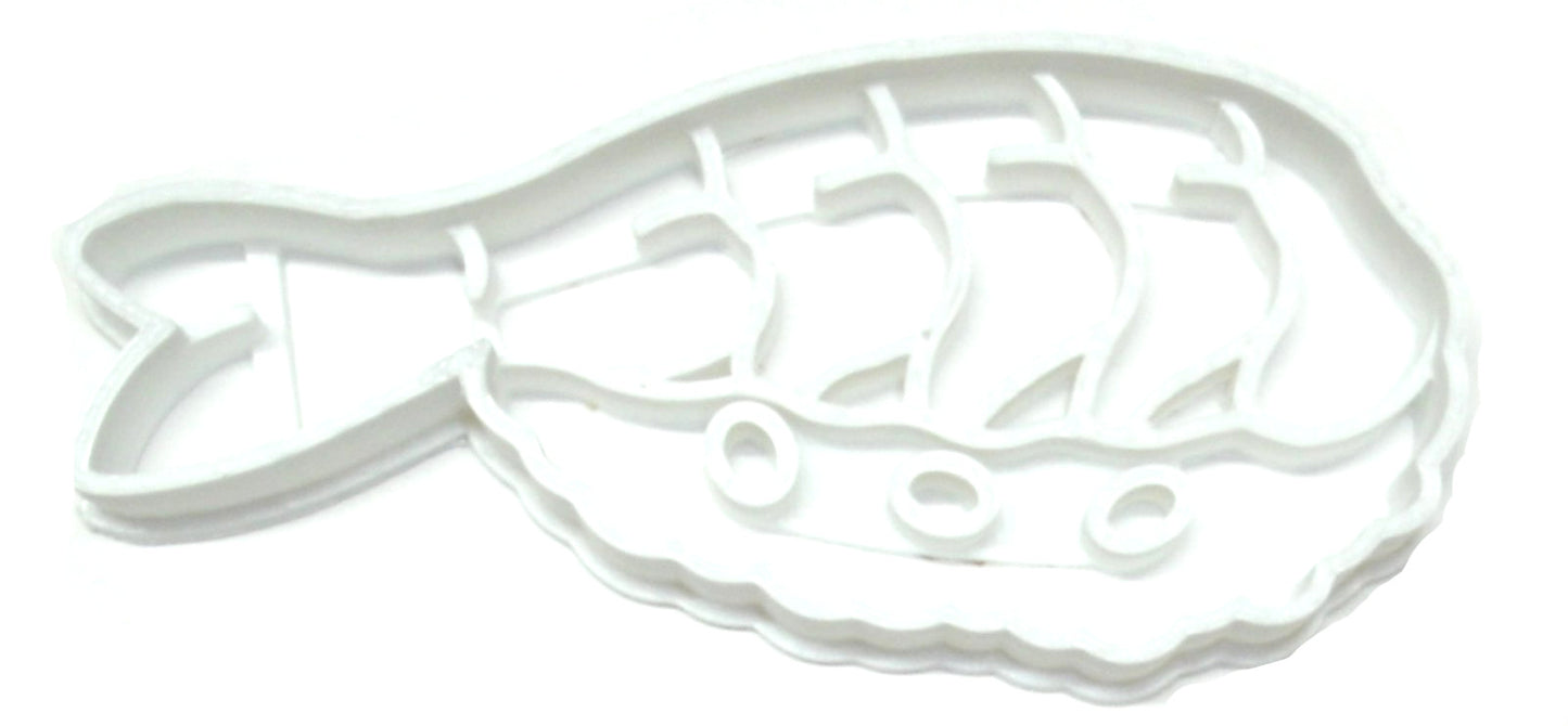 Shrimp Sushi Daikon Radish Nigirizushi Cookie Cutter Made In USA PR2392