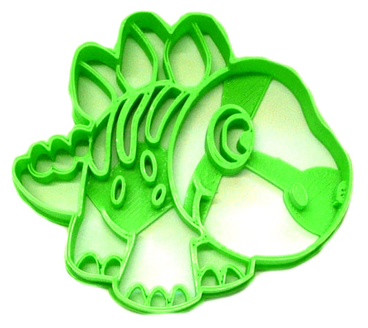 6x Stegosaurus Dinosaur Fondant Cutter Cupcake Topper 1.75 IN USA FD2335