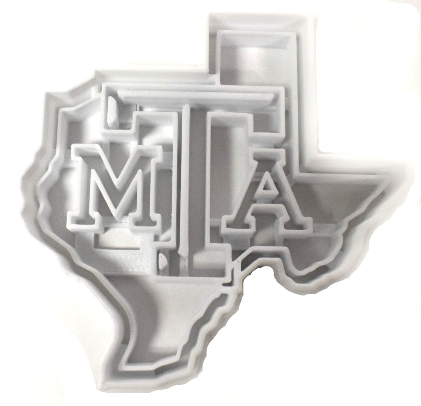 Texas A&M Imprint In State Shape Cookie Cutter Made In USA PR2633