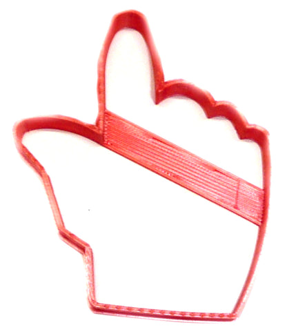 Guns Up Hand Slogan Texas Tech University Cookie Cutter Made In USA PR2655