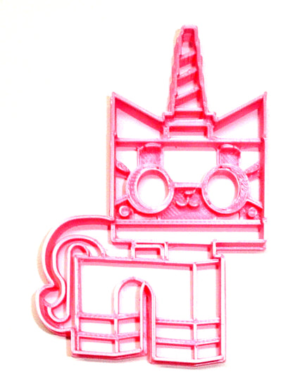 6x Unikitty Lego Cat Fondant Cutter Cupcake Topper 1.75 IN USA FD2530