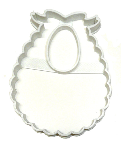 Bib Food Feeding Drool Cover Baby Shower Cookie Cutter Made In USA PR2461