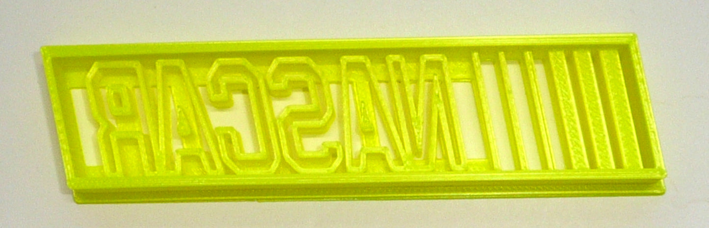 Nascar Stock Car Racing Victory Lane Cookie Cutter Made In USA PR2604