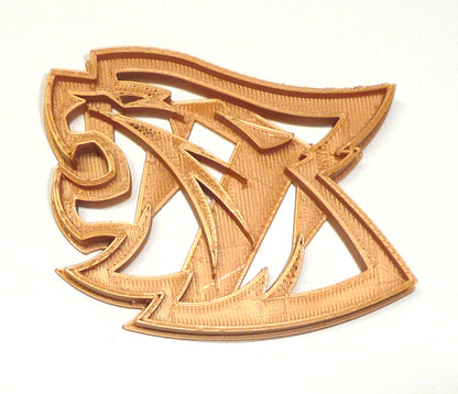 Pearl River Community College Wildcats PRCC Cookie Cutter Made In USA PR2347