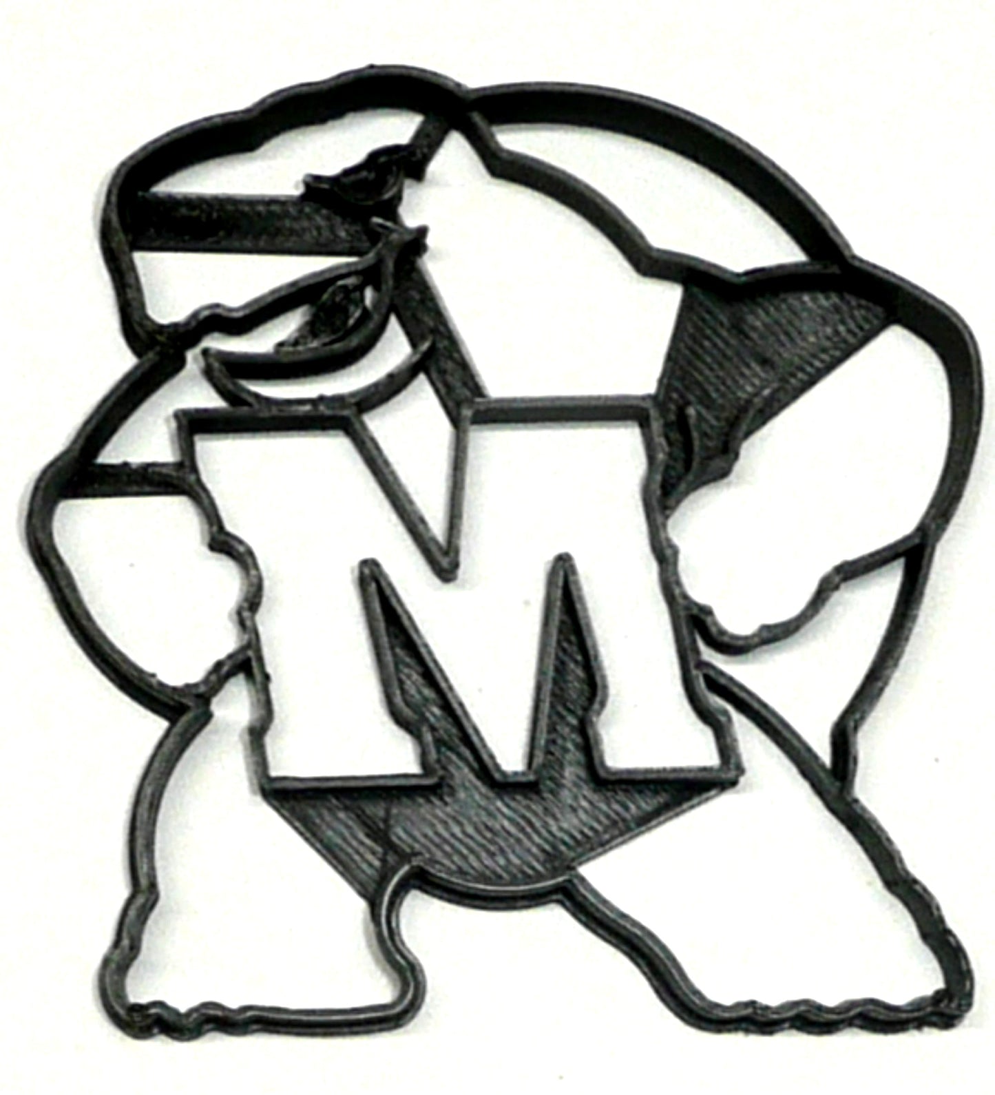 University of Maryland Terps Turtle Mascot Cookie Cutter Made In USA PR2937