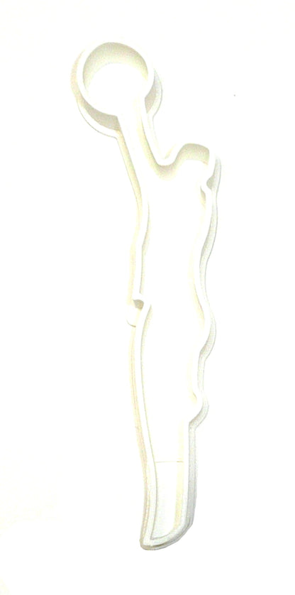 Basketball Player Jump Shot Outline Sports Cookie Cutter Made In USA PR2413