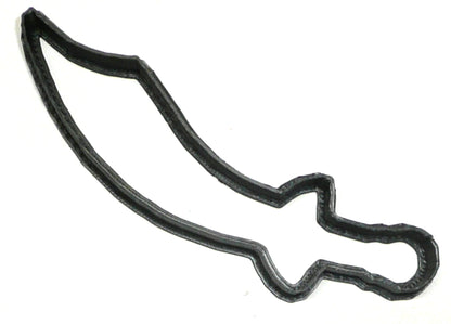 Sword Shape Pirate Blade Knife Samurai Medieval Cookie Cutter Made In USA PR2959