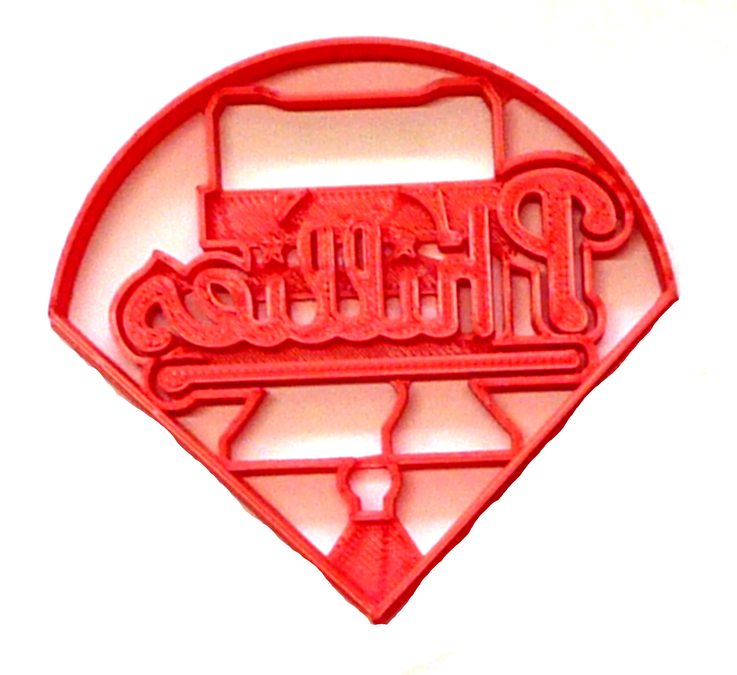 Phillies Word on Bell Field Baseball Cookie Cutter Made In USA PR2578