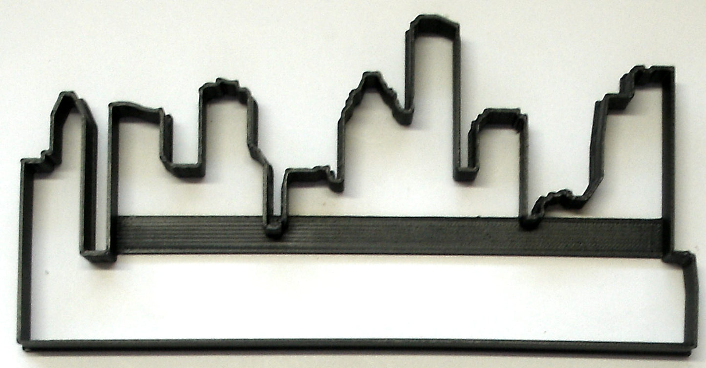 Houston Texas City Skyline Skyscraper Horizon Cookie Cutter Made In USA PR2957