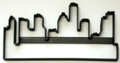 Houston Texas City Skyline Skyscraper Horizon Cookie Cutter Made In USA PR2957