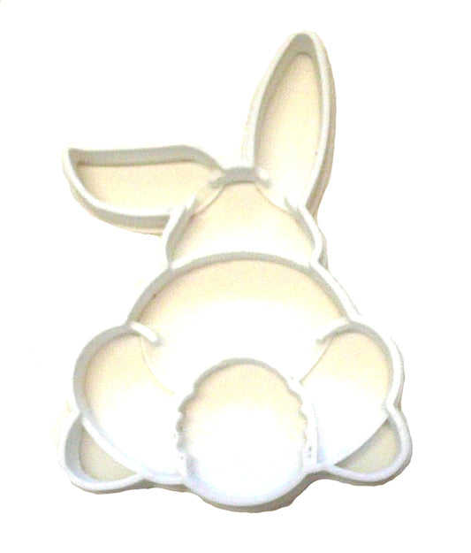 6x Easter Bunny Butt Fondant Cutter Cupcake Topper 1.75 IN USA FD2341