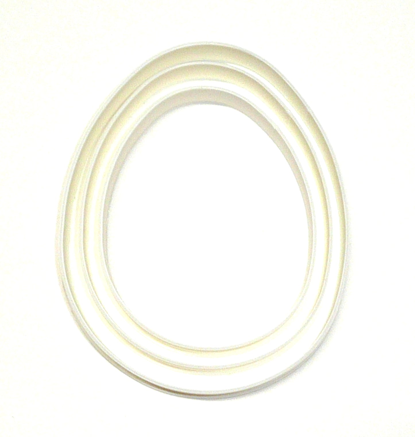 Ascending Easter Egg Shape Set of 3 Cookie Cutters Made In USA PR2421