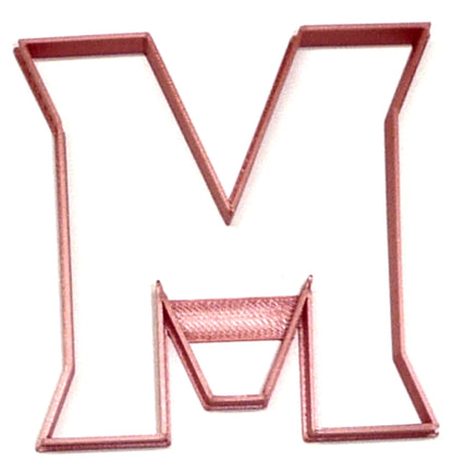 University of Maryland Terps Terrapins M Letter Cookie Cutter Made In USA PR2936