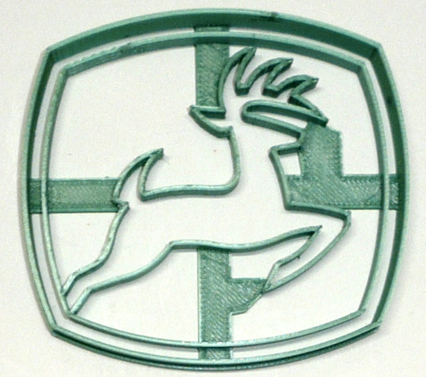 John Deere Logo Farm Tractor Heavy Equipment Cookie Cutter Made In USA PR2990