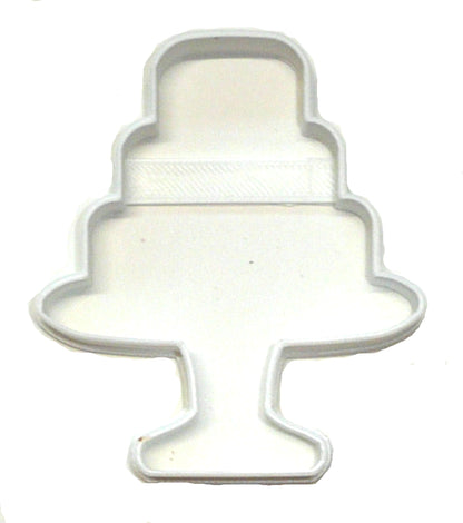 Tiered Cake On Stand Shower Birthday Cookie Cutter Made In USA PR2843
