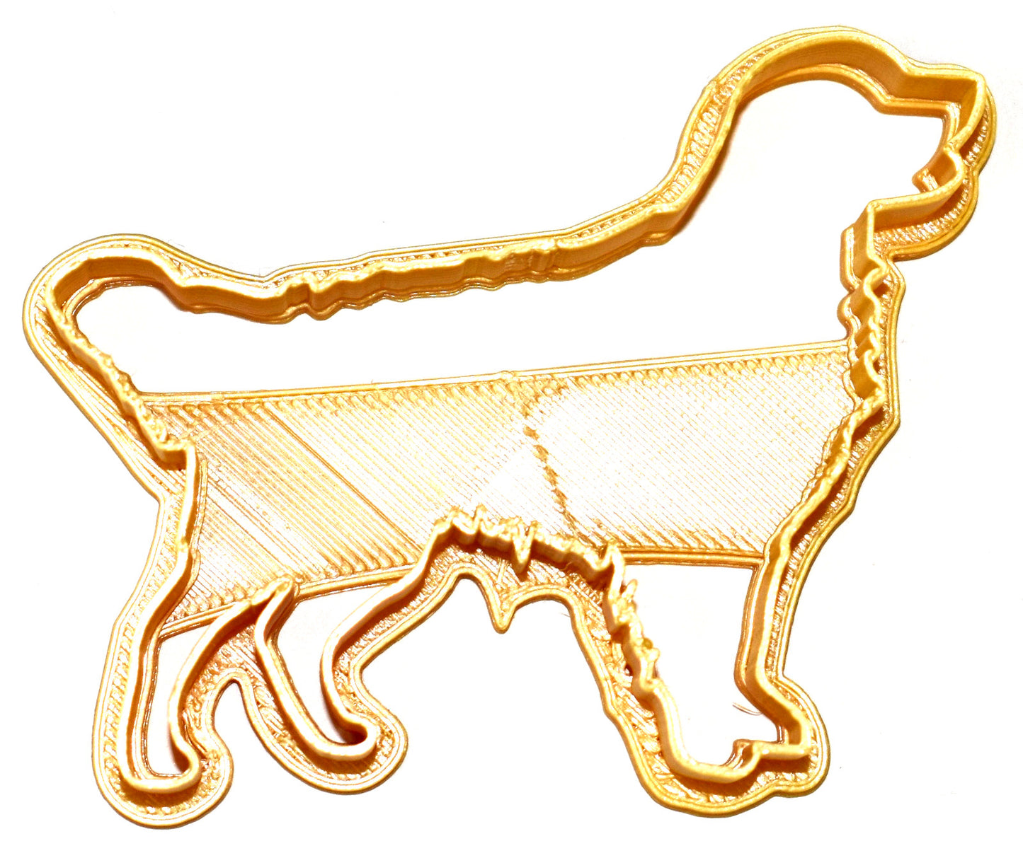 Golden Retriever Full Body Dog Outline Cookie Cutter Made In USA PR626
