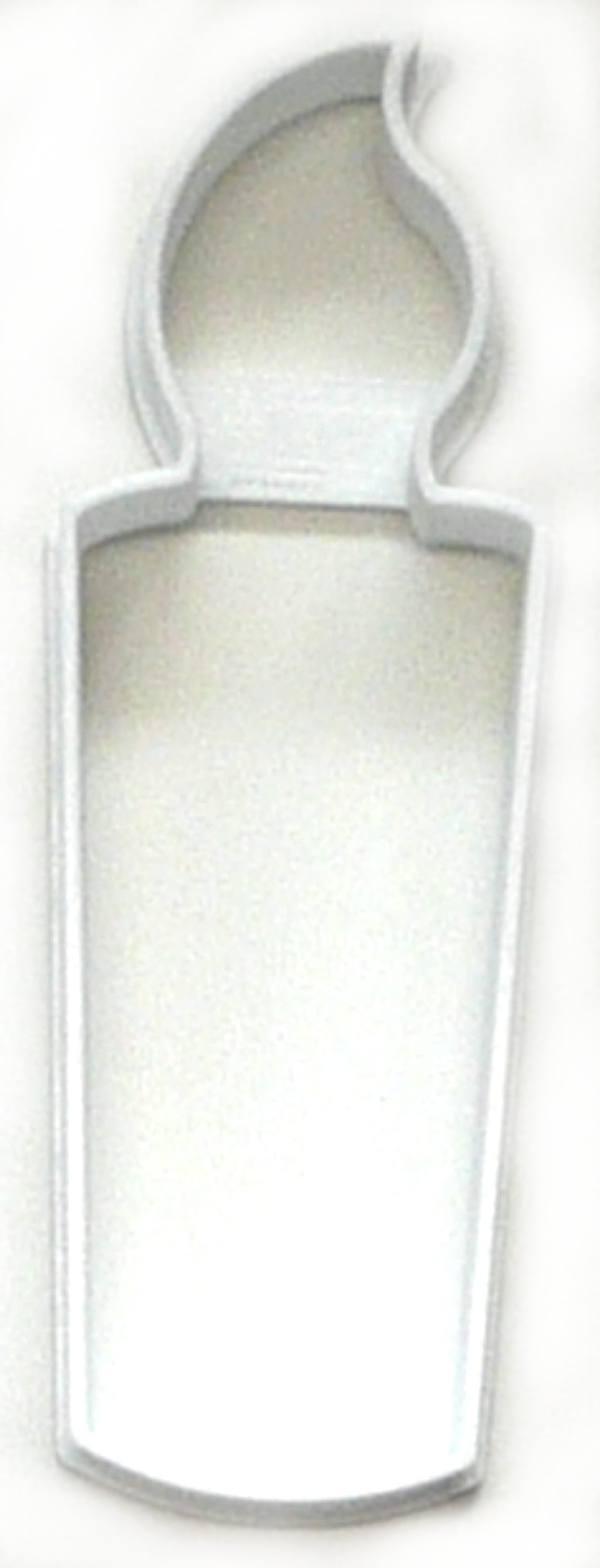 Candle Candlestick Outline Flame Light Birthday Cookie Cutter Made In USA PR2933