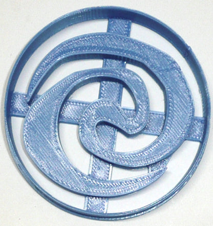 Spiral Swirl Symbol from Moana Kids Movie Cookie Cutter Made In USA PR2658