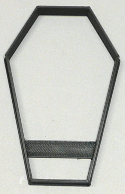 Coffin Halloween Haunted House Or Sleeping Bag Cookie Cutter Made In USA PR2945