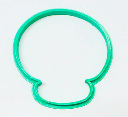 Alien Head Outline Little Green Men Cookie Cutter Made In USA PR2018