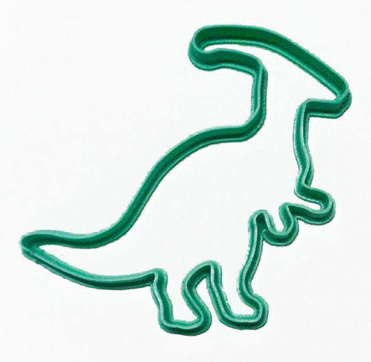 6x Parasaurolophus Dino Fondant Cutter Cupcake Topper 1.75 IN USA FD2128