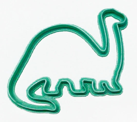 6x Brontosaurus Dino Fondant Cutter Cupcake Topper 1.75 IN USA FD2129