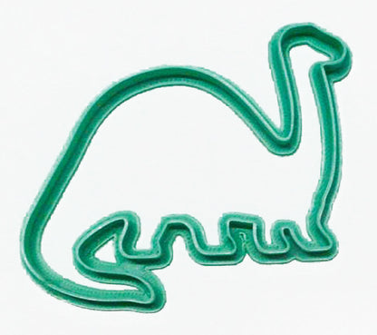 Brontosaurus Dinosaur Outline Dino Lizard Cookie Cutter Made In USA PR2129