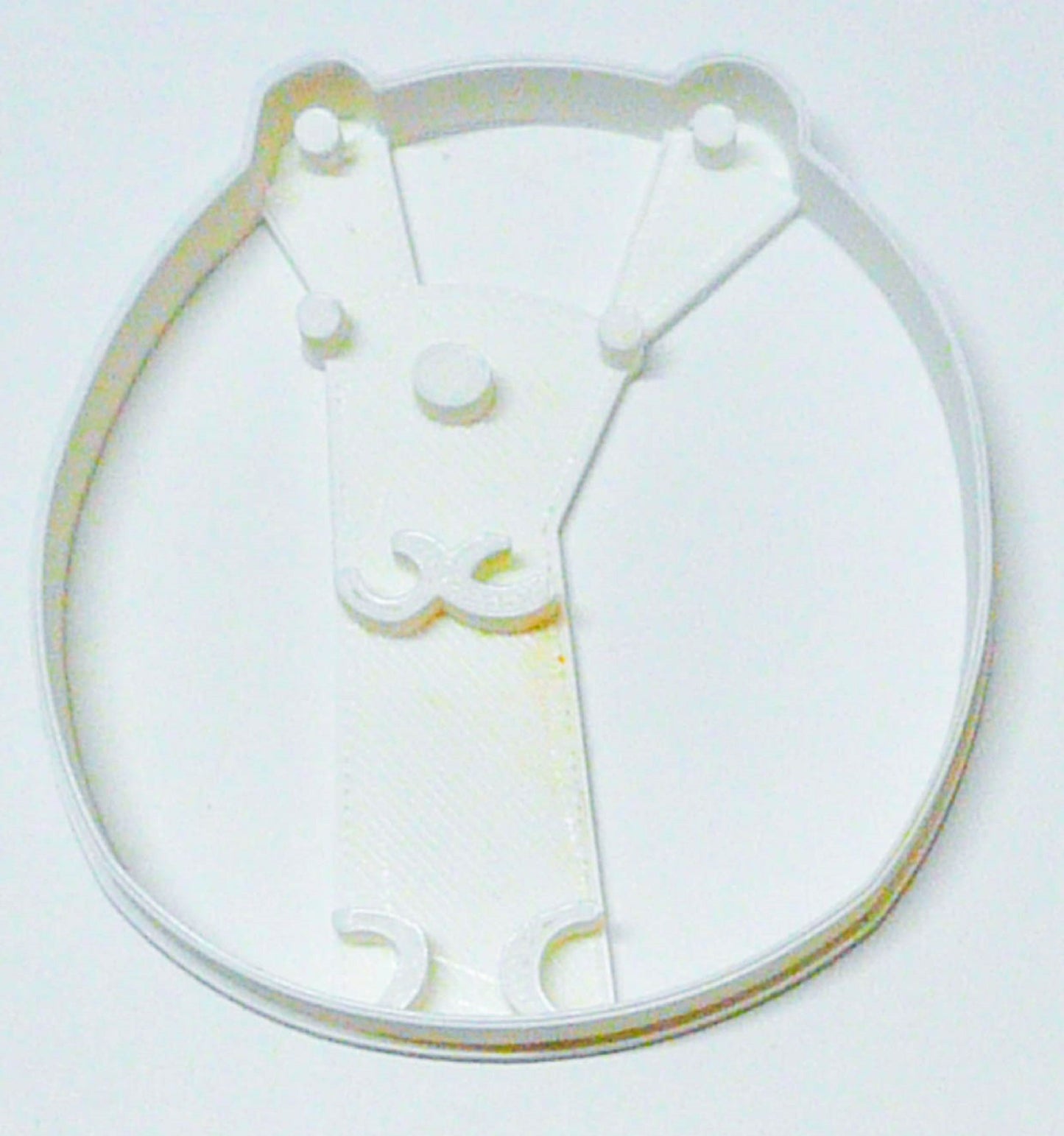 Polar Bear Round Ball Puffy Cute Animal Cookie Cutter Made In USA PR2469