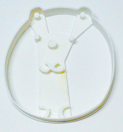 Polar Bear Round Ball Puffy Cute Animal Cookie Cutter Made In USA PR2469