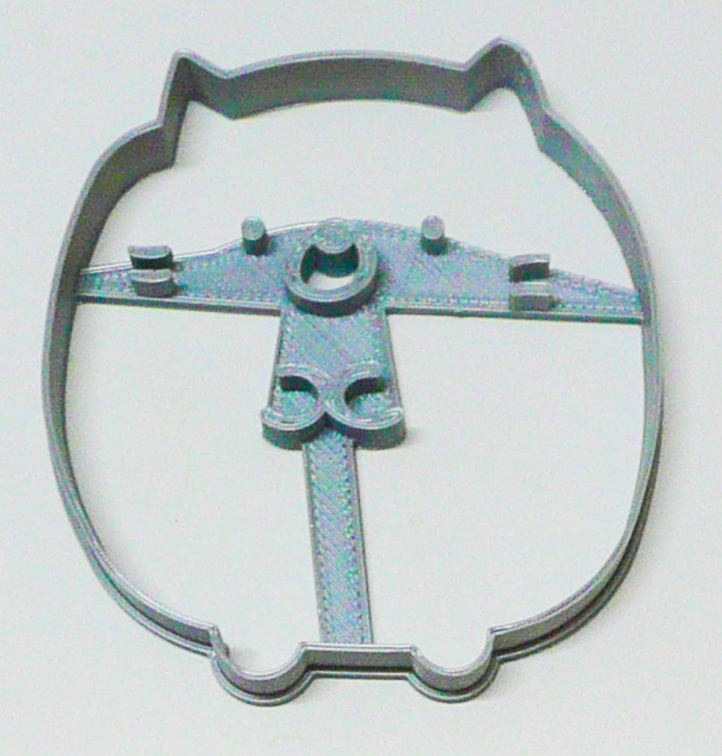 Cat Kitty Kitten Round Ball Puffy Cute Animal Cookie Cutter Made In USA PR2471