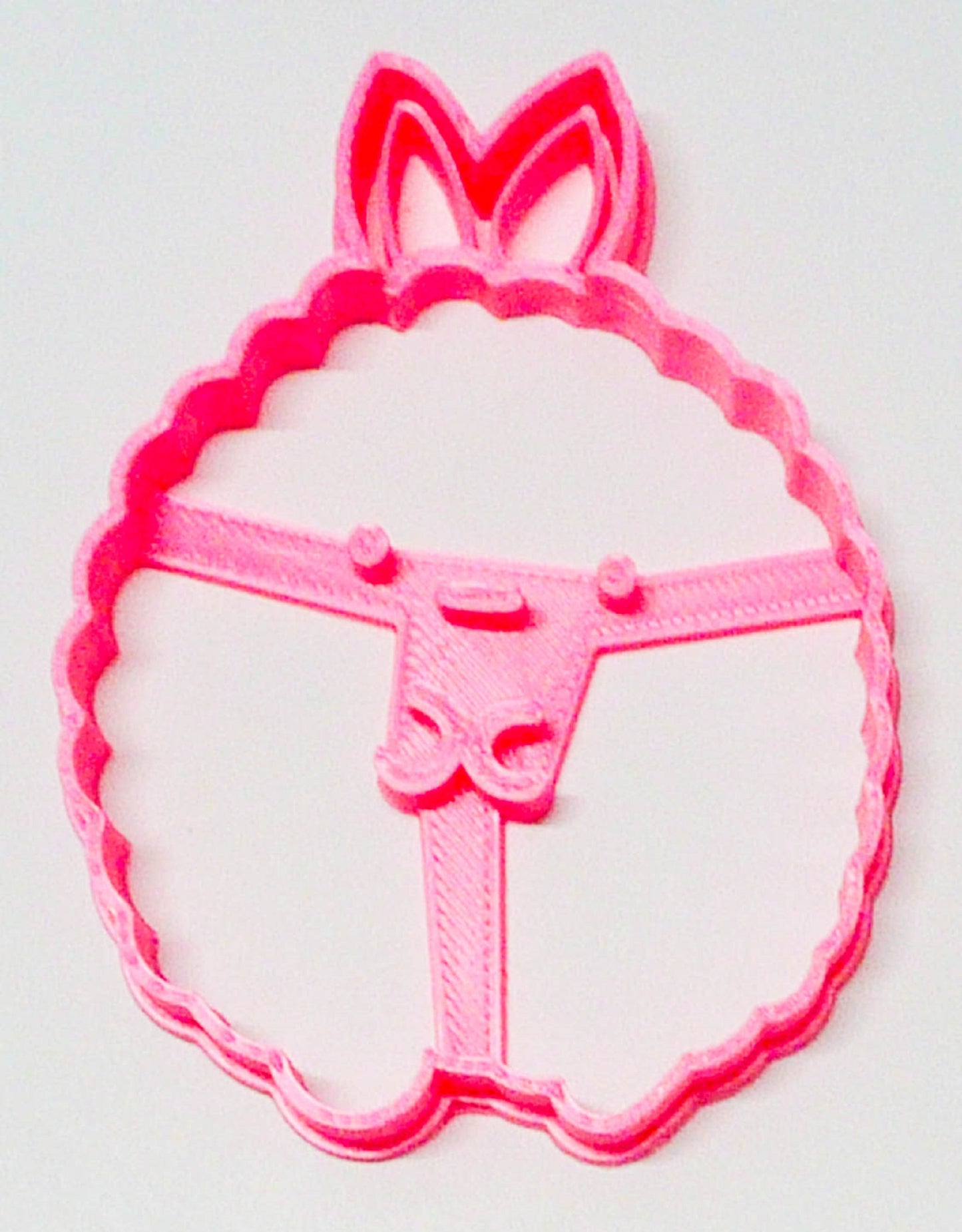 Bunny Rabbit Round Ball Puffy Animal Cookie Cutter Made In USA PR2474