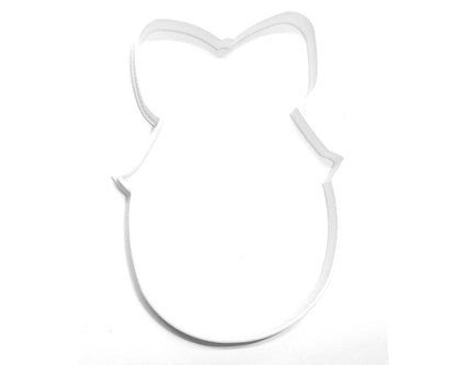 Egg With Bow Ribbon Spring Farm Easter Cookie Cutter Made In USA PR2986