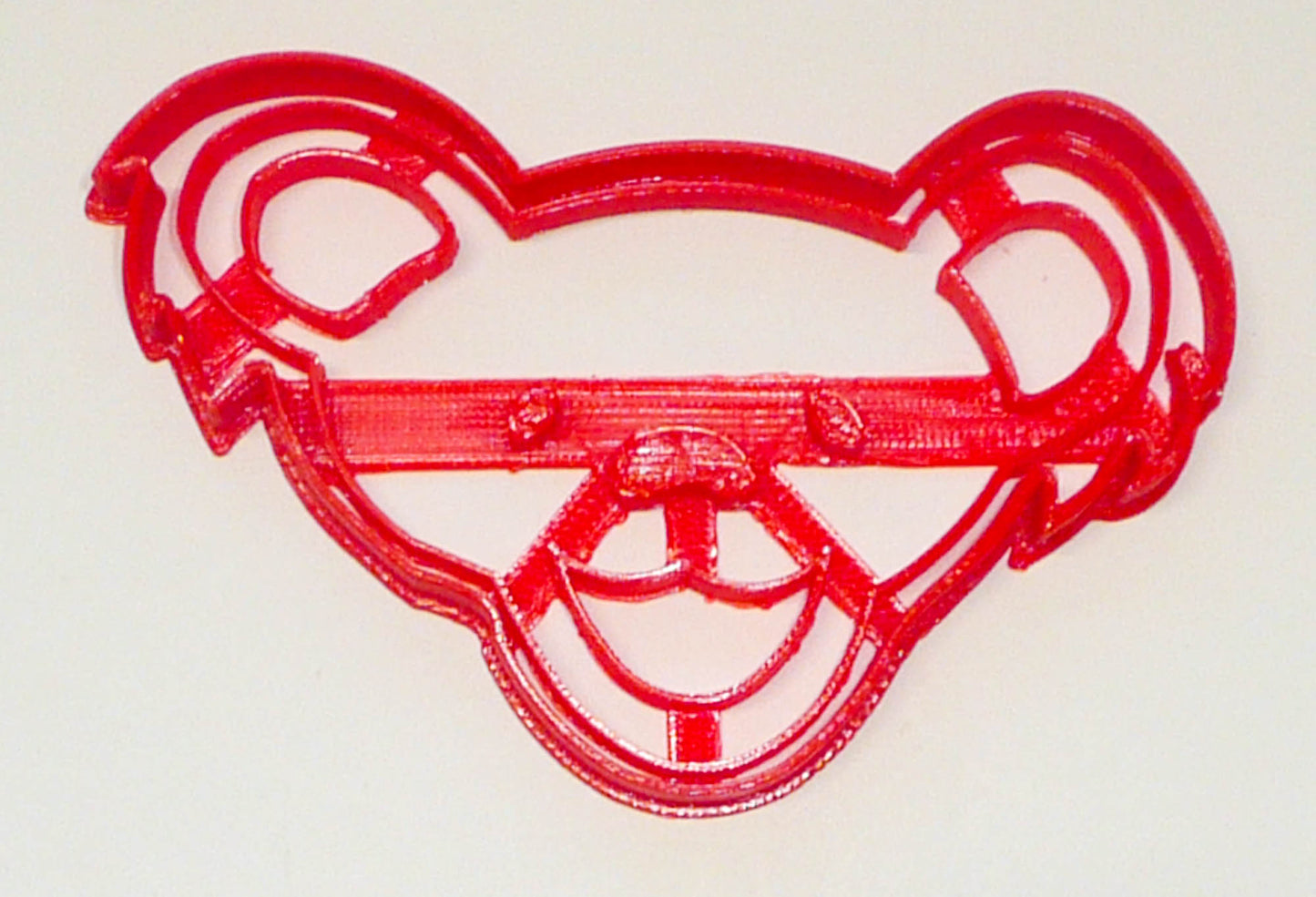 Jerry Garcia Dancing Teddy Bear Head 1960s Rock Cookie Cutter Made In USA PR3028