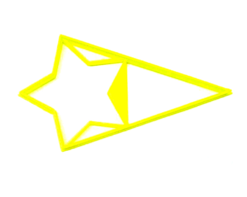 Star With Triangle Large Size Award Design Flag Cookie Cutter Made In USA PR3046