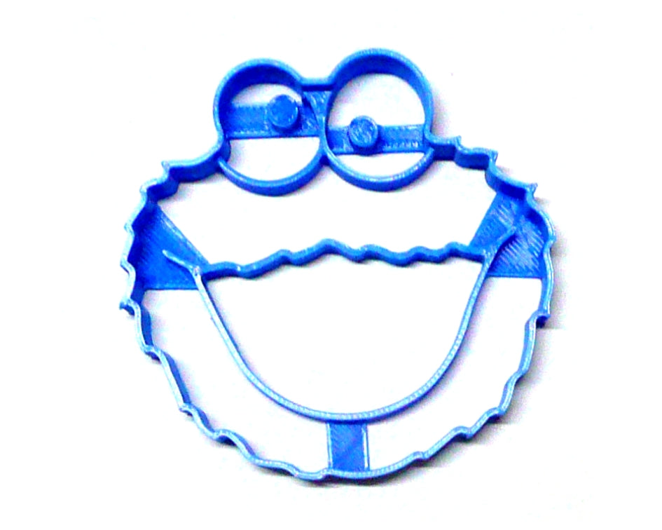 Cookie Monster Sesame Street Cookie Cutter Baking Tool Made In USA PR546