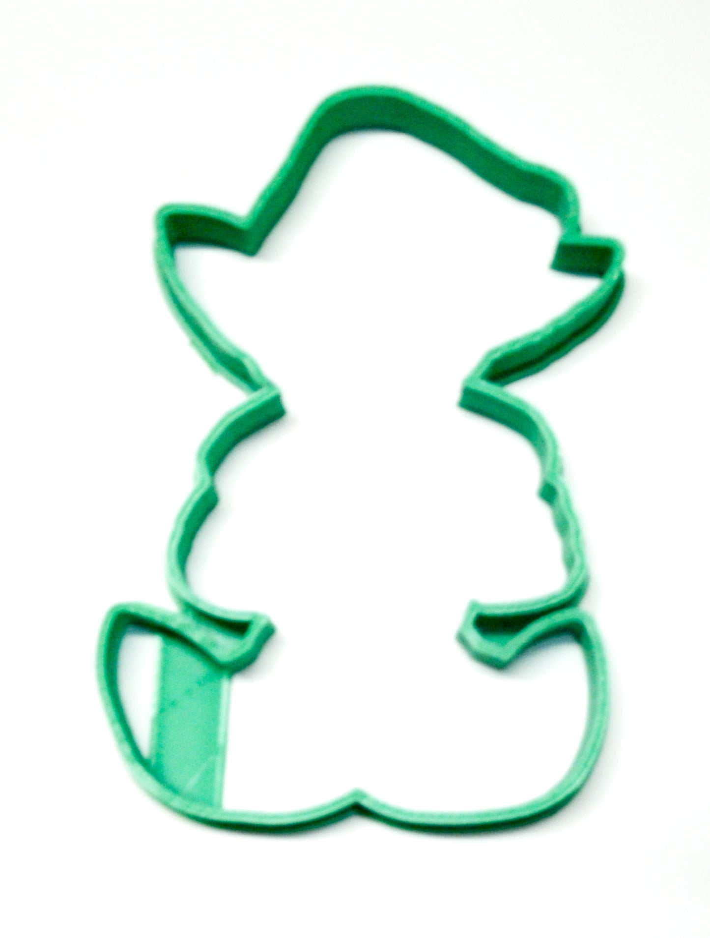 6x Elf Outline Fondant Cutter Cupcake Topper 1.75 IN USA FD2042