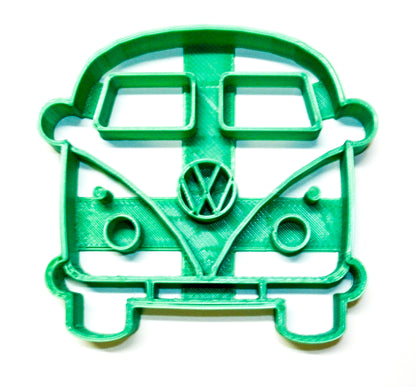VW Style Van Bus Microbus Front View Vintage Cookie Cutter Made In USA PR2161