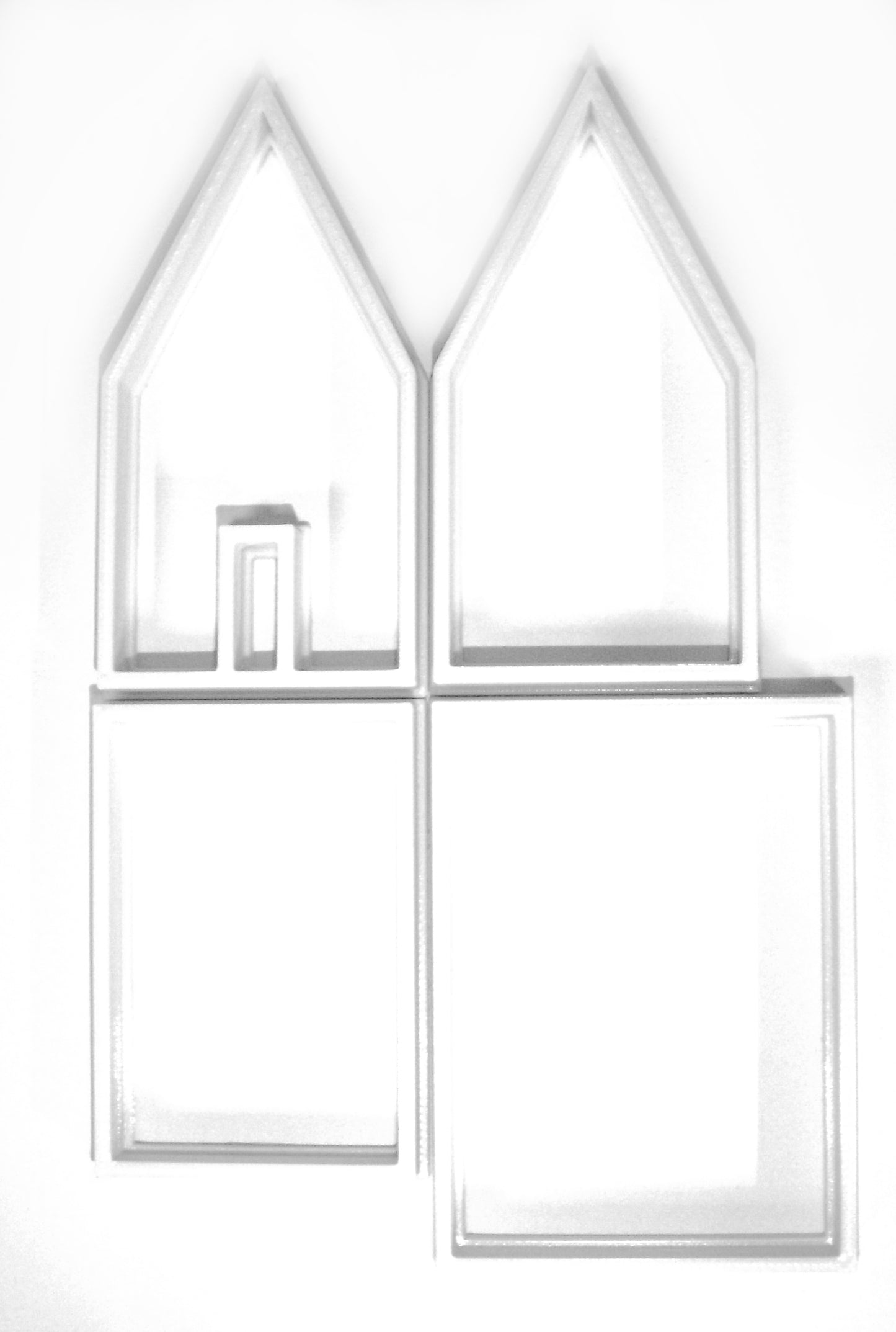 Gingerbread House Build And Decorate Set Of 4 Cookie Cutters Made In USA PR2217