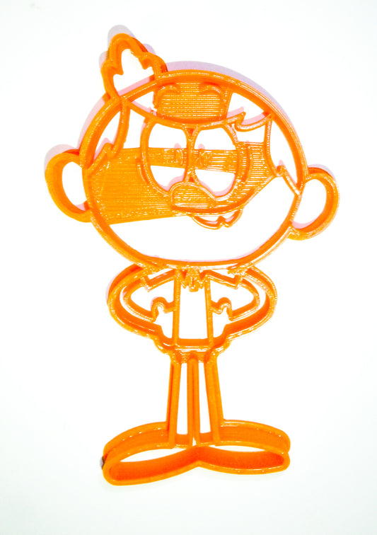 6x Lincoln Loud House Fondant Cutter Cupcake Topper 1.75 IN USA FD2242